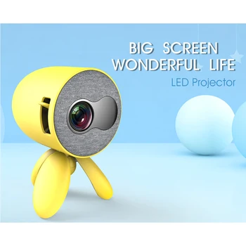 YG220 Mini Projector 480*272 Pixels Supports 1080P HDMI USB 3D LED Beamer Pocket Cute Projector Video Player Kids Gift
YG220 Mini Projector 480*272 Pixels Supports 1080P HDMI USB 3D LED Beamer Pocket Cute Projector Video Player Kids Gift