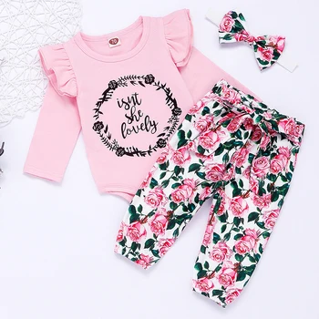 Melario Baby Girls Clothes Set Autumn Children Clothing Long Sleeve Tops and Floral Print Pants With Headband 3Pcs Kids Clothing
Melario Baby Girls Clothes Set Autumn Children Clothing Long Sleeve Tops and Floral Print Pants With Headband 3Pcs Kids Clothing