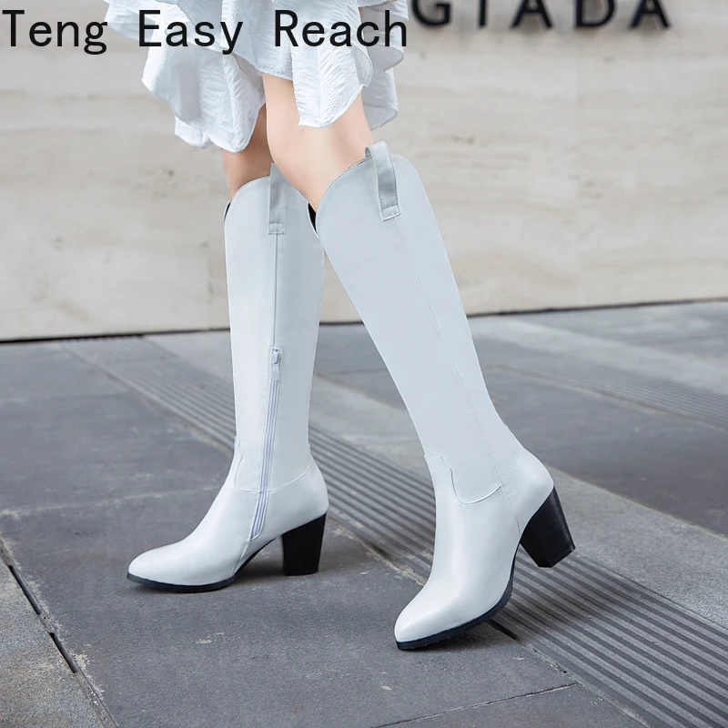 2021 Autumn Woman Boots Knee-High Chelsea Boots High Heels Pointed End PU Leather Square Heel Casual Party Zapatos Mujer
2021 Autumn Woman Boots Knee-High Chelsea Boots High Heels Pointed End PU Leather Square Heel Casual Party Zapatos Mujer
