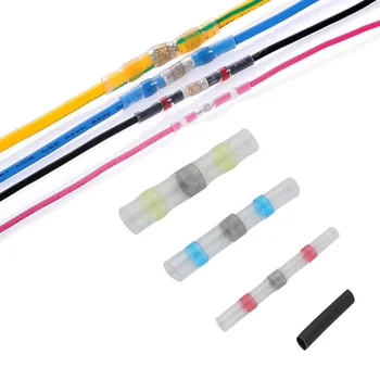 New100PCS/SET Heat Shrink Solder Sleeves Wire Crimp Polyolefin Butt Terminals Connectors Soldering Sleeve Kit With Box max. 600V
New100PCS/SET Heat Shrink Solder Sleeves Wire Crimp Polyolefin Butt Terminals Connectors Soldering Sleeve Kit With Box max. 600V