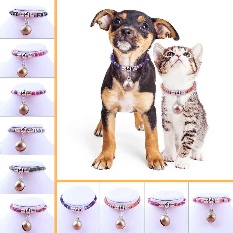 Pet Cat Collars With Bells Charm Necklace Collar For Small Dogs Cat Collar Pet Accessories Kitten Puppy Supplies Hot Sale 35
Pet Cat Collars With Bells Charm Necklace Collar For Small Dogs Cat Collar Pet Accessories Kitten Puppy Supplies Hot Sale 35
