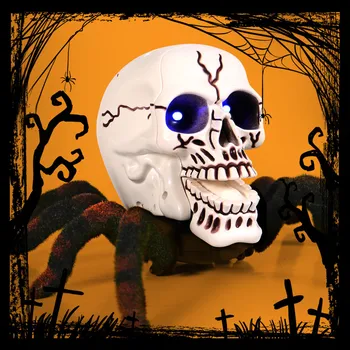 Halloween Scary RC Skull Spider ABS Remote Control Shine Eyes Funny Prank Kids Toy Gifts Desktop Display Home Decor Decoration
Halloween Scary RC Skull Spider ABS Remote Control Shine Eyes Funny Prank Kids Toy Gifts Desktop Display Home Decor Decoration