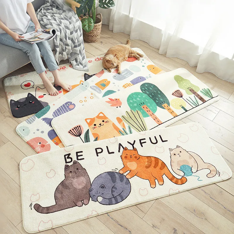Big Soft Fluffy Carpets for Bed Room Kids Cute Cartoon Animal Cat Furry Bedroom Rug Rectangular Shaggy Floor Mat Alfombras Tapis 
Big Soft Fluffy Carpets for Bed Room Kids Cute Cartoon Animal Cat Furry Bedroom Rug Rectangular Shaggy Floor Mat Alfombras Tapis