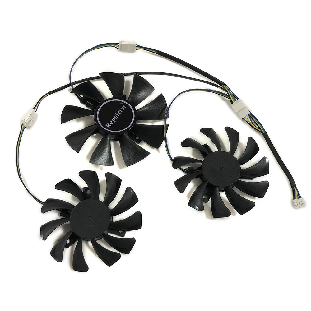 3 шт./лот R9 270X/370X видеокарты охлаждающий вентилятор GPU для Dataland Powercolor DEVIL 270X 370X