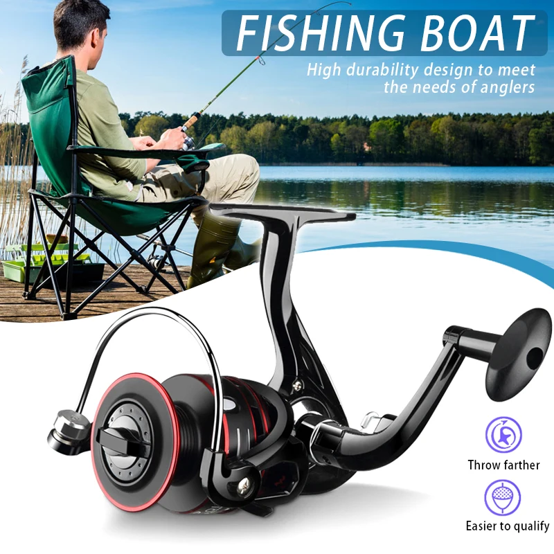 Metal Fishing Spin Reel with Folding Rocker Arm Large Capacity Line Cup for Saltwater and Freshwater Fishing ALS88
Metal Fishing Spin Reel with Folding Rocker Arm Large Capacity Line Cup for Saltwater and Freshwater Fishing ALS88