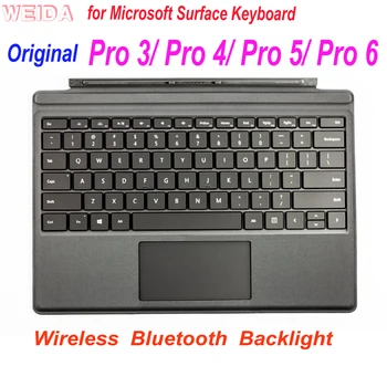 Original Keyboard for Microsoft Surface Pro 3/ 4 /5/ 6 Type Cover Backlight Wireless Bluetooth Keyboard for Pro 3 1631 1724 1796
Original Keyboard for Microsoft Surface Pro 3/ 4 /5/ 6 Type Cover Backlight Wireless Bluetooth Keyboard for Pro 3 1631 1724 1796