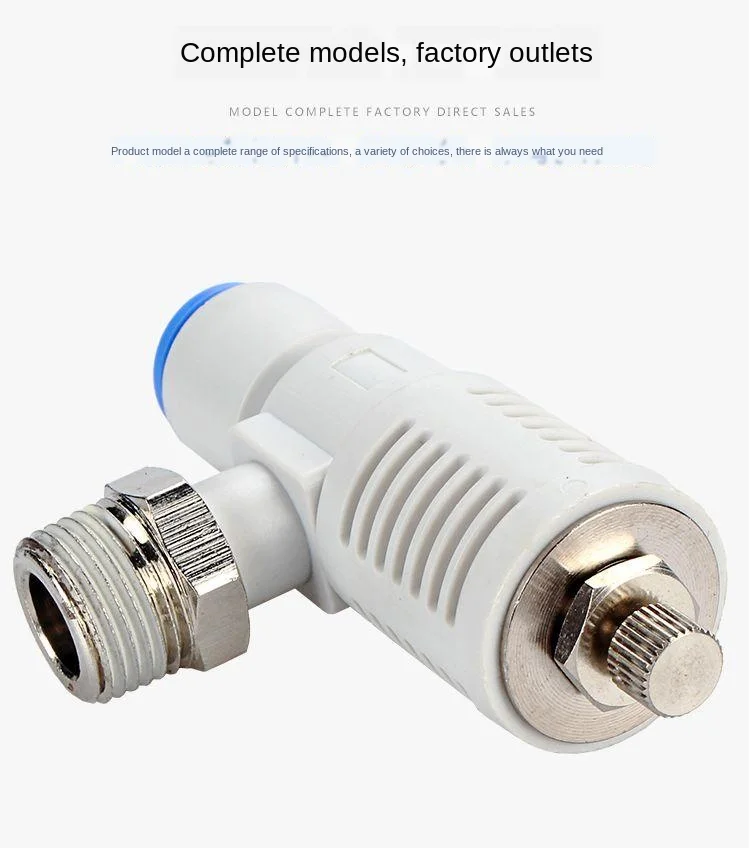 SMC type Gas Joint Pneumatic Adjustable Throttle Pipe ASV Quick Exhaust Valve Manual Exhaust Valve ASV
SMC type Gas Joint Pneumatic Adjustable Throttle Pipe ASV Quick Exhaust Valve Manual Exhaust Valve ASV