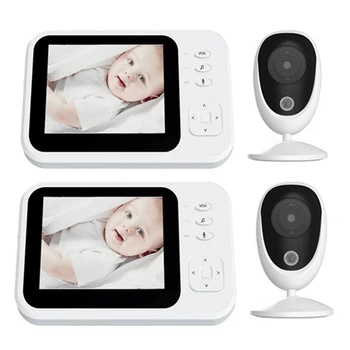3.5 Inch Wireless Video Baby Monitorwith Camera and o,2-Way Talk, ECO Model, Temperature Monitor
3.5 Inch Wireless Video Baby Monitorwith Camera and o,2-Way Talk, ECO Model, Temperature Monitor
