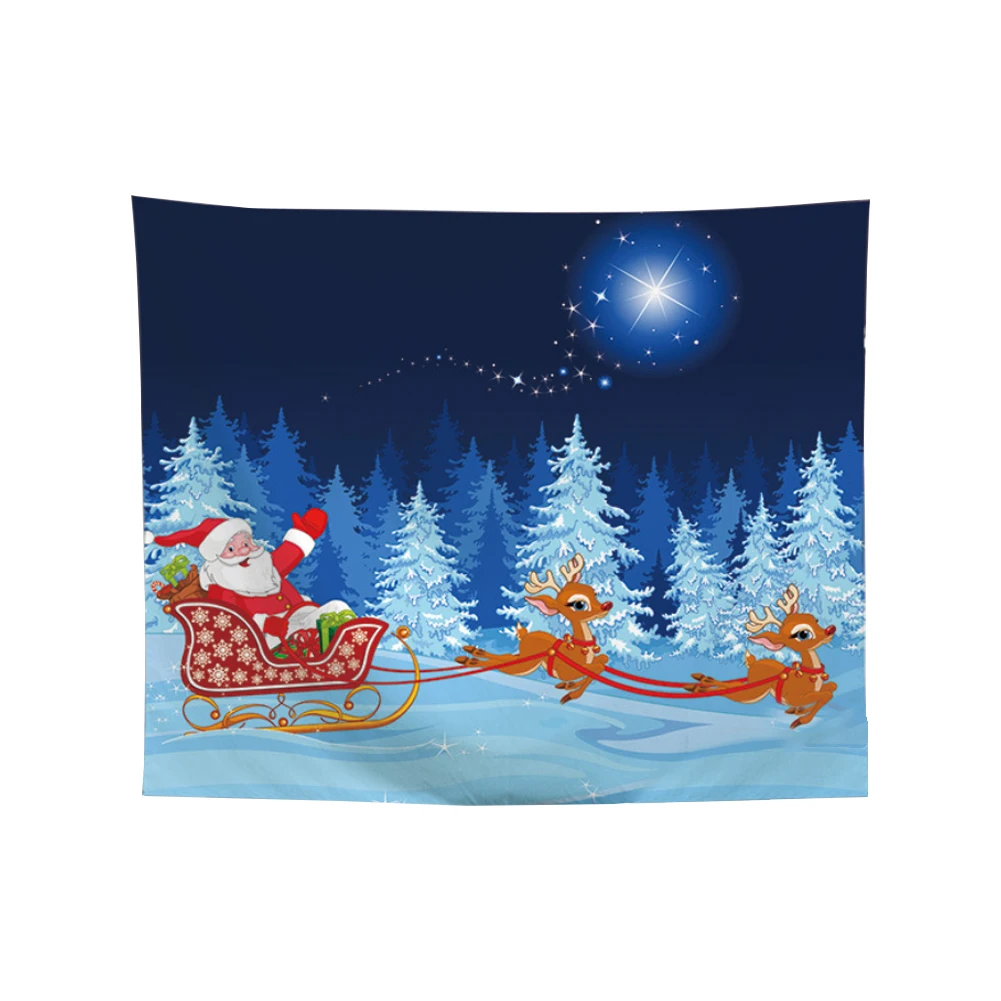 Christmas Tapestry Wall Hanging Decor 3D Xmas Elk Santa Claus Printed Polyester Fabric Wall Tapestry For Room Decorcation #4
Christmas Tapestry Wall Hanging Decor 3D Xmas Elk Santa Claus Printed Polyester Fabric Wall Tapestry For Room Decorcation #4