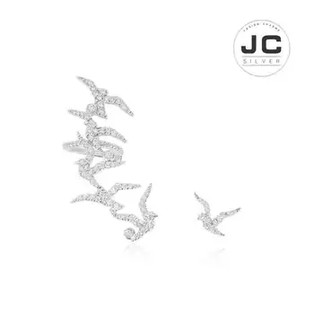 New Fashion Charms Silver 925 Original Copy Jewelry,Les Hirondelles Asymmetrical Ear Cuff With Stud Earring For Women With Logo
New Fashion Charms Silver 925 Original Copy Jewelry,Les Hirondelles Asymmetrical Ear Cuff With Stud Earring For Women With Logo