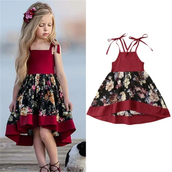 2-6T Toddler Kids Baby Girls Dreses Summer Clothes Straps Red Floral Printed Princess Party Dresses Outfits Clothing Wine Red
2-6T Toddler Kids Baby Girls Dreses Summer Clothes Straps Red Floral Printed Princess Party Dresses Outfits Clothing Wine Red