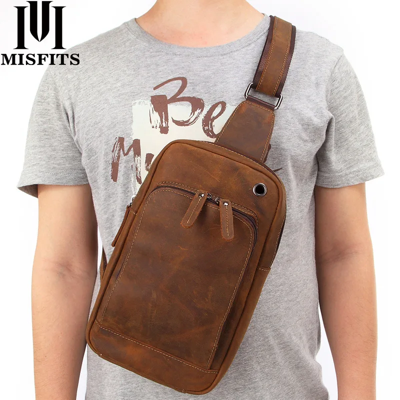 MISFITS 2020 Men's Genuine leather waist bag Large Capacity travel Fashion Card Holder Double Zipper Crossbody bag Handmade
MISFITS 2020 Men's Genuine leather waist bag Large Capacity travel Fashion Card Holder Double Zipper Crossbody bag Handmade