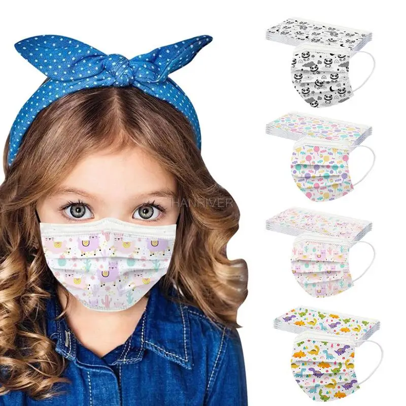 50PCS One-time children face mask printing three layers of melt-blown civil filtration of protective ventilation dust mask
50PCS One-time children face mask printing three layers of melt-blown civil filtration of protective ventilation dust mask