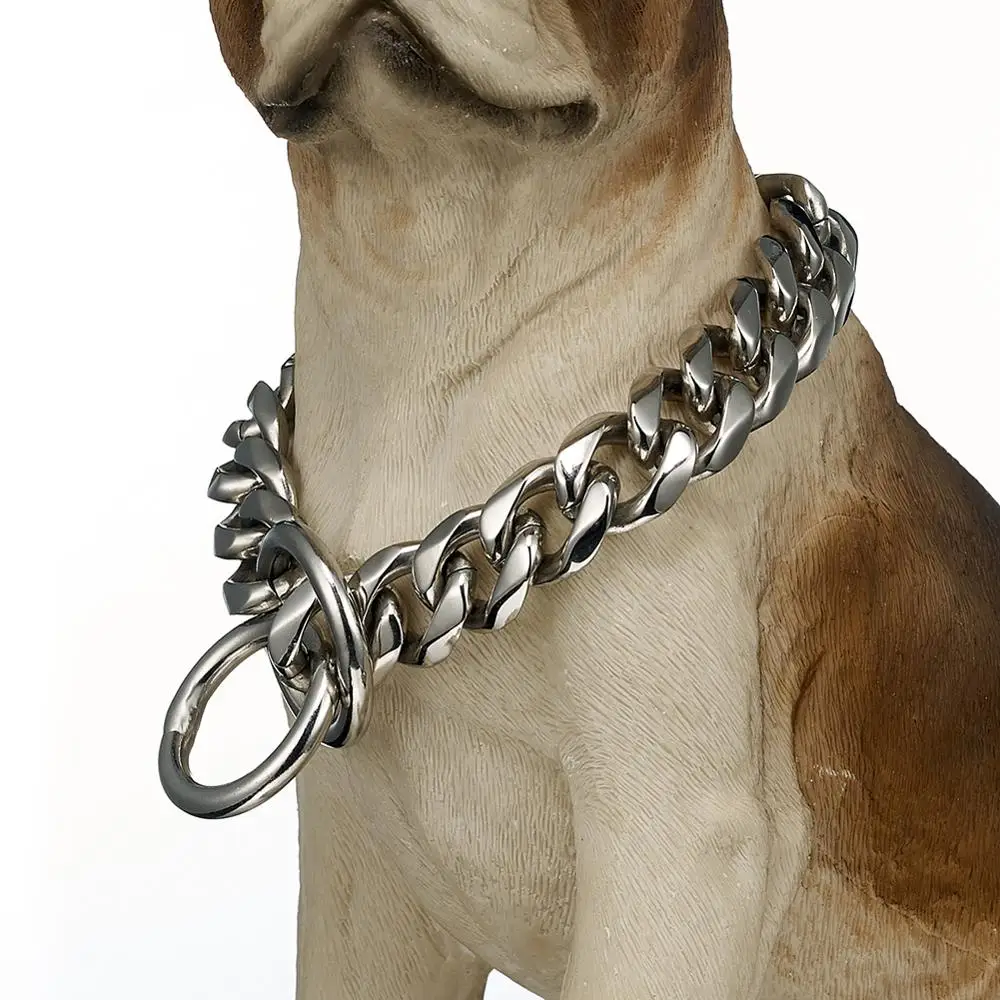 19mm pet supplies Stainless Steel Dog Chain Sturdy Durable The Length Custom Suitable For All Types Of Pet Dogs Wholesale
19mm pet supplies Stainless Steel Dog Chain Sturdy Durable The Length Custom Suitable For All Types Of Pet Dogs Wholesale