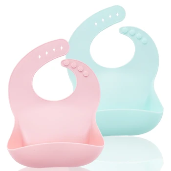 2Pcs Silicone Baby Bibs Easily Wipe Clean Comfortable Soft Waterproof Bib Keeps Stains Off
2Pcs Silicone Baby Bibs Easily Wipe Clean Comfortable Soft Waterproof Bib Keeps Stains Off
