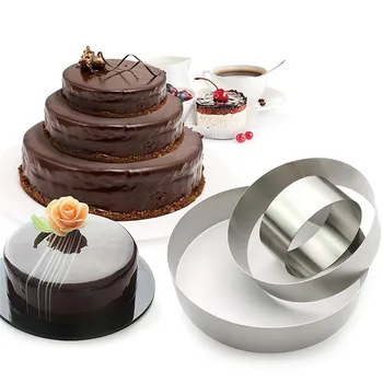 3pcs Round Cake Ring Food Grade Stainless Steel Baking Pudding Baking Tool Fondant Cheese Kitchen Tools Chocolate Cake Ring
3pcs Round Cake Ring Food Grade Stainless Steel Baking Pudding Baking Tool Fondant Cheese Kitchen Tools Chocolate Cake Ring
