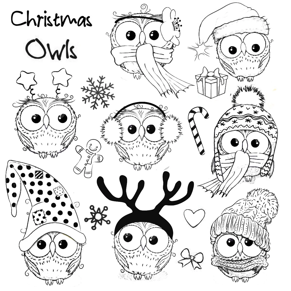 DABOXIBO Owl Christmas Dress Clear Stamps Mold For DIY Scrapbooking Cards Making Decorate Crafts 2020 NEW Arrival
DABOXIBO Owl Christmas Dress Clear Stamps Mold For DIY Scrapbooking Cards Making Decorate Crafts 2020 NEW Arrival