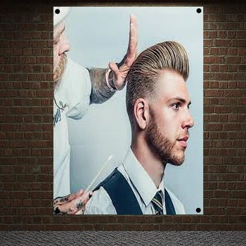 Men's Classic Hairstyle Beard Cloth Poster Print Art High Quality Banner Flag Wallpaper Tapestry Barber Shop Home Decoration C3
Men's Classic Hairstyle Beard Cloth Poster Print Art High Quality Banner Flag Wallpaper Tapestry Barber Shop Home Decoration C3