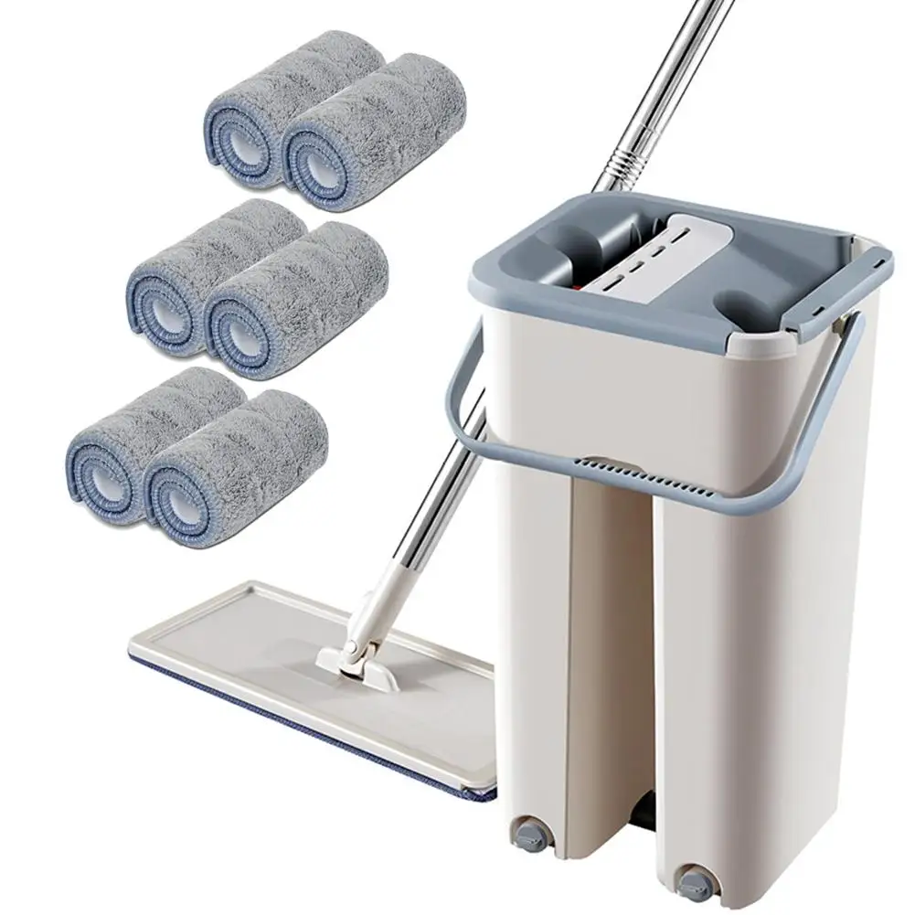 Flat Automatic Mop Free Hand Wash Telescopic Rod Microfiber Mop Set 360 Degree Rotates Magic Cleaning Mops Home Floor Cleaner #
Flat Automatic Mop Free Hand Wash Telescopic Rod Microfiber Mop Set 360 Degree Rotates Magic Cleaning Mops Home Floor Cleaner #