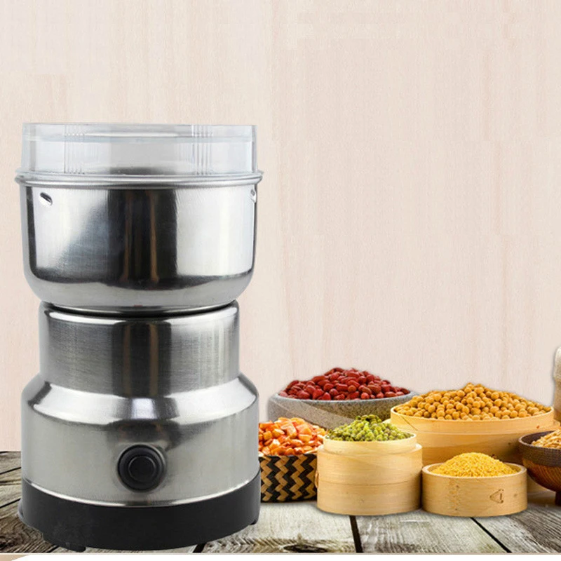 Coffee Beans Nuts Grinder Electric Machine Stainless Steel Grinding Tool Blades Home Kitchen Small Grain Herbs Spices Superfine 
Coffee Beans Nuts Grinder Electric Machine Stainless Steel Grinding Tool Blades Home Kitchen Small Grain Herbs Spices Superfine