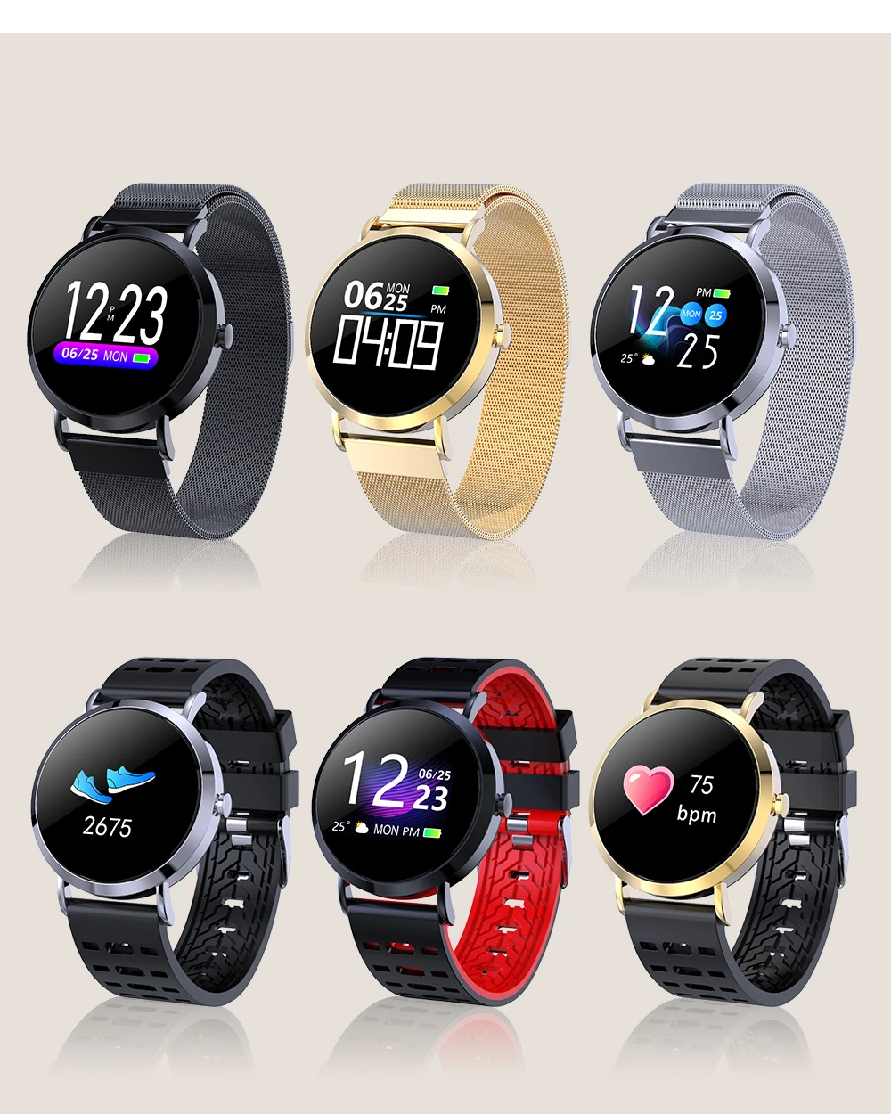Men Smart Watch Waterproof Sport health Watch Activity Fitness Tracker Heart Rate monitor Smartwatch Women Clock for android IOS (15)
