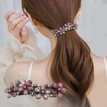 CHIMERA Vintage Crystal Hair Clips Flower Metal French Barrettes Hairpins Clamp Classic Hair Accessories for Women Ladies
CHIMERA Vintage Crystal Hair Clips Flower Metal French Barrettes Hairpins Clamp Classic Hair Accessories for Women Ladies