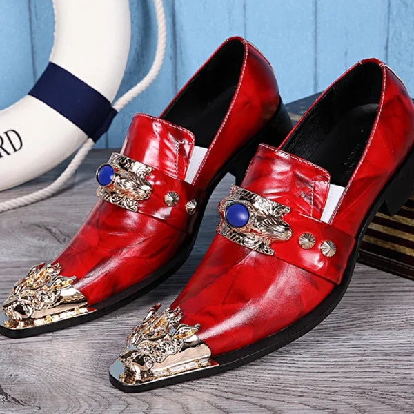 Buty Meskie Lofer Shoes Man Genuine Leather Slip-on Pointed Toe British Style Loafers
Buty Meskie Lofer Shoes Man Genuine Leather Slip-on Pointed Toe British Style Loafers