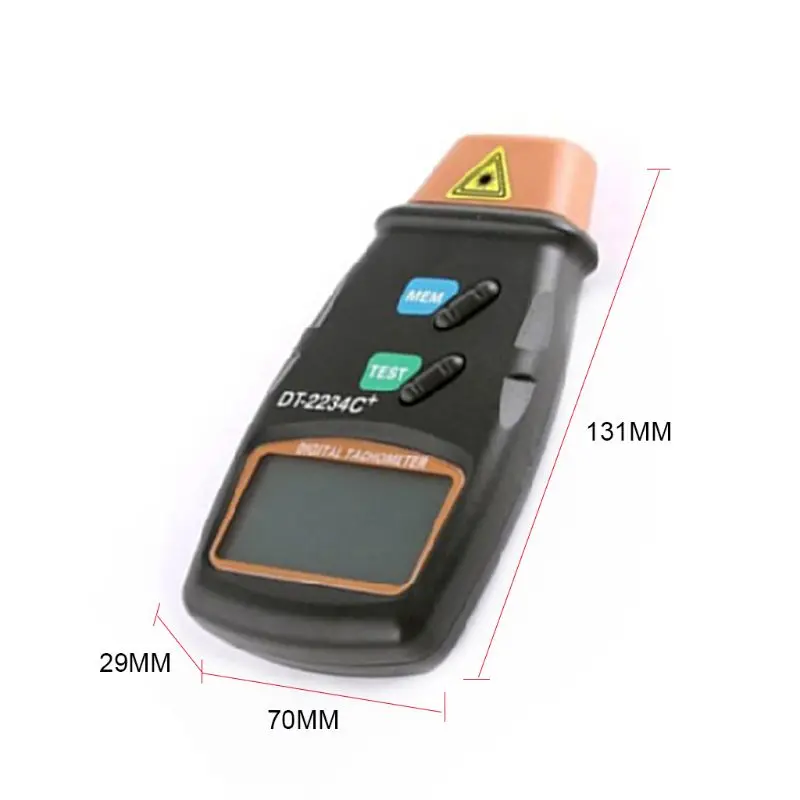 Digital Laser Tachometer Handheld Digital Tachometer Laser Non-contact Speedometer Good Quality
Digital Laser Tachometer Handheld Digital Tachometer Laser Non-contact Speedometer Good Quality