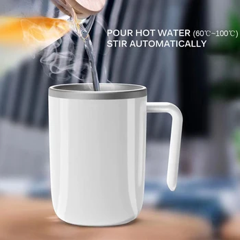 Self Stirring Mug Stainless Steel Mix Coffee Tea Cup With Lid Automatic Electric Lazy Coffee Milk Mixing Auto Stirring Mug
Self Stirring Mug Stainless Steel Mix Coffee Tea Cup With Lid Automatic Electric Lazy Coffee Milk Mixing Auto Stirring Mug