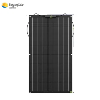 Semi Flexible Solar Panel ETFE 80W Waterproof 100w flexible Panel Solar monocrystalline solar cell 12v solar battery charger
Semi Flexible Solar Panel ETFE 80W Waterproof 100w flexible Panel Solar monocrystalline solar cell 12v solar battery charger