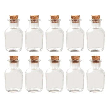 Drop Shipping 10Pcs/set 6.8 x 3.7cm 30ml MIni Glass Bottle Wishing Bottle with Stopper Home Decor - Transparent
Drop Shipping 10Pcs/set 6.8 x 3.7cm 30ml MIni Glass Bottle Wishing Bottle with Stopper Home Decor - Transparent