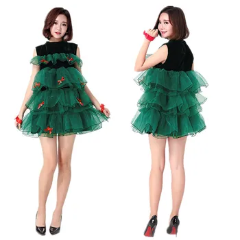 New Hot Women Sexy Christmas Tree Cosplay Costumes Halloween Festival Uniform Long Dress Santa Clause Dress Costume
New Hot Women Sexy Christmas Tree Cosplay Costumes Halloween Festival Uniform Long Dress Santa Clause Dress Costume