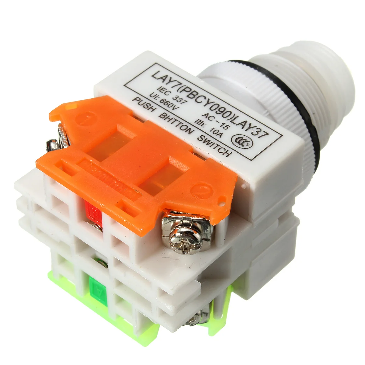 Push Button Switch 1 NO 1 NC 10A 660V Emergency Stop Waterproof Push Button Switch 1 NO 1 NC 10A 660V Emergency Stop Waterproof