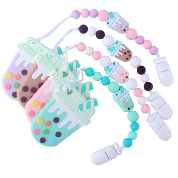 Baby Teether Tooth Gel Pacifier Chain Set Colorful Pacifier Clip Baby Silicone Nipple Clip
Baby Teether Tooth Gel Pacifier Chain Set Colorful Pacifier Clip Baby Silicone Nipple Clip