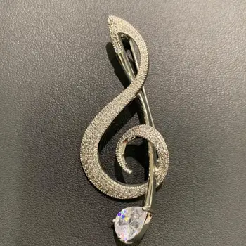 unisex brooch music note brooch copper with cubic zircon fashion jewelry for men and women free shipping bling bling 5.6*2.3CM
unisex brooch music note brooch copper with cubic zircon fashion jewelry for men and women free shipping bling bling 5.6*2.3CM