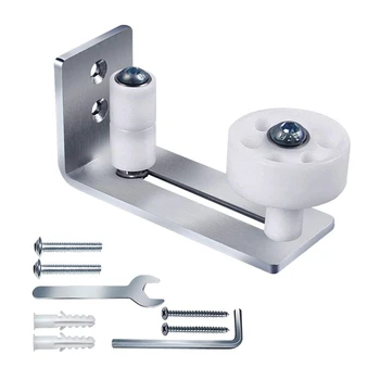 Promotion! Barn Door Floor Guide Stainless Steel Wall Mounted Stay Barn Door Roller Guides Flush Non-Scratch Wheels with Ball Be
Promotion! Barn Door Floor Guide Stainless Steel Wall Mounted Stay Barn Door Roller Guides Flush Non-Scratch Wheels with Ball Be