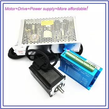 Nema23 Closed Loop Stepper Motor Driver 1.5Nm 2PH 57MM 1000RPM DC DSP w/48V Power Supply Kit Hybird Encoder Easy Step Servo
Nema23 Closed Loop Stepper Motor Driver 1.5Nm 2PH 57MM 1000RPM DC DSP w/48V Power Supply Kit Hybird Encoder Easy Step Servo