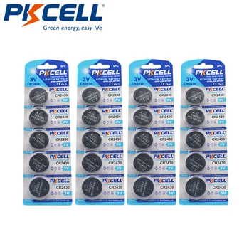 20PCS PKCELL CR2430 Button Batteries DL2430 BR2430 KL2430 Cell Coin Lithium Battery 3V CR 2430 For Watch Electronic Toy
20PCS PKCELL CR2430 Button Batteries DL2430 BR2430 KL2430 Cell Coin Lithium Battery 3V CR 2430 For Watch Electronic Toy