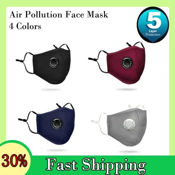 Mask Dust Respirator Valved Face Mask Filters Mask Activated Carbon Mask Reusable Cycling Mask
Mask Dust Respirator Valved Face Mask Filters Mask Activated Carbon Mask Reusable Cycling Mask