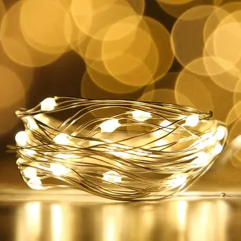 10PCS LED String Lights 2M 20 Micro Lights Silver Copper Wire for DIY Wedding Party Christmas Tree Garlands Party Decoration
10PCS LED String Lights 2M 20 Micro Lights Silver Copper Wire for DIY Wedding Party Christmas Tree Garlands Party Decoration