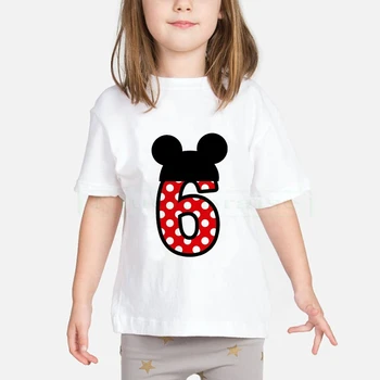 Happy Birthday 1-9 Cartoon Mickey Mouse Number Kids T Shirt for boy/girl Children Clothing Short Sleeve Tees Top Pure cotton Top
Happy Birthday 1-9 Cartoon Mickey Mouse Number Kids T Shirt for boy/girl Children Clothing Short Sleeve Tees Top Pure cotton Top
