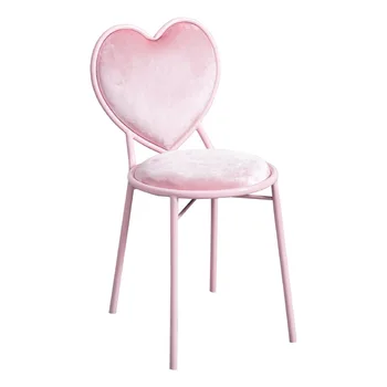 High quality fabric Nordic creative heart-shaped dining chair full seat bag manicure makeup beauty leisure chair comfortable bac
High quality fabric Nordic creative heart-shaped dining chair full seat bag manicure makeup beauty leisure chair comfortable bac