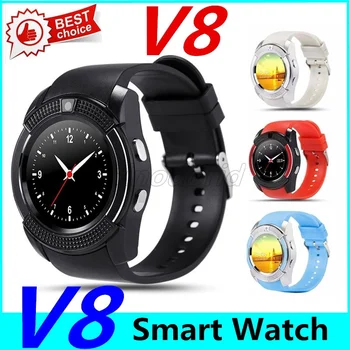 V8 Smart Watch Bluetooth Watches Android 0.3M Camera MTK6261D Smartwatch for android phone Micro Sim TF card colors
V8 Smart Watch Bluetooth Watches Android 0.3M Camera MTK6261D Smartwatch for android phone Micro Sim TF card colors