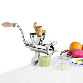 400ML Hand-cranked Household Vegetable Wheat Seedlings Ginger Special Juicer TM-3 Manual Stainless Steel Wheat Grass Juicer
400ML Hand-cranked Household Vegetable Wheat Seedlings Ginger Special Juicer TM-3 Manual Stainless Steel Wheat Grass Juicer