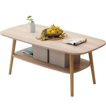 Solid Wood Coffee Table Simple Modern Living Room Small Apartment Tea Table Creative Table Multifunctional Household Economic Sm 
Solid Wood Coffee Table Simple Modern Living Room Small Apartment Tea Table Creative Table Multifunctional Household Economic Sm