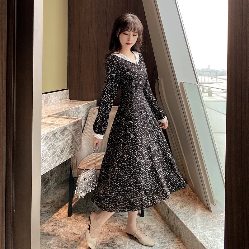 2020 Spring New Style WOMEN'S Dress French First Love Very Fairy of Platycodon Grandiflorum Skirt Women's Lace Joint Lace-up Wai 
2020 Spring New Style WOMEN'S Dress French First Love Very Fairy of Platycodon Grandiflorum Skirt Women's Lace Joint Lace-up Wai