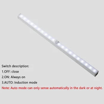 20LEDs USB Rechargeable LED Under Cabinet Light PIR Motion Sensor For Wardrobe Cupboard Kitchen Cabinet Closet Night Light
20LEDs USB Rechargeable LED Under Cabinet Light PIR Motion Sensor For Wardrobe Cupboard Kitchen Cabinet Closet Night Light