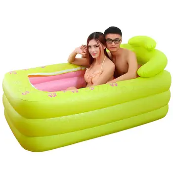 Inflatable Bathtub Folding Adult Bathtub Household Whole Body Bathtub Double Mandarin Duck Bathing Large Portable Plastic 
Inflatable Bathtub Folding Adult Bathtub Household Whole Body Bathtub Double Mandarin Duck Bathing Large Portable Plastic