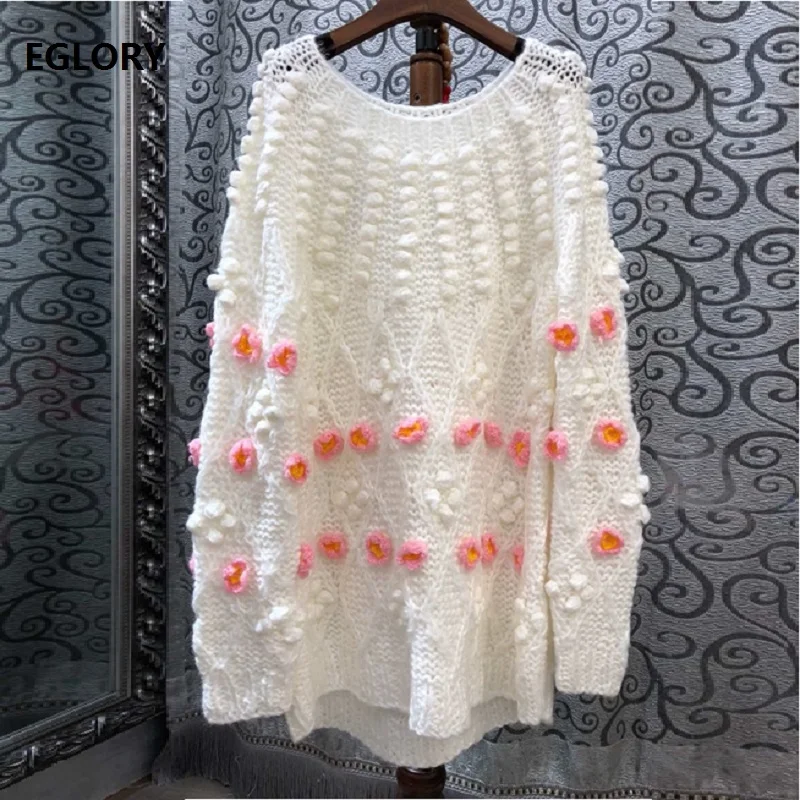 2019 Autumn Winter Long Sweaters Women Ball Patterns Knitting Long Sleeve Casual Knitted Pullovers Ladies Plus Size Jumpers
2019 Autumn Winter Long Sweaters Women Ball Patterns Knitting Long Sleeve Casual Knitted Pullovers Ladies Plus Size Jumpers