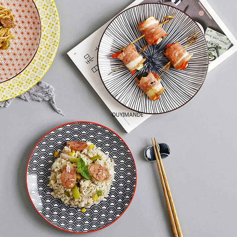 Japanese Style 8 Inch Ceramic Under Glazed Vegetable Dinner Plate Simple Dessert Plate Household Small Steak Dish Food Container
Japanese Style 8 Inch Ceramic Under Glazed Vegetable Dinner Plate Simple Dessert Plate Household Small Steak Dish Food Container
